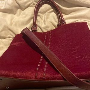 Chicos beautiful Maroon color medium size purse